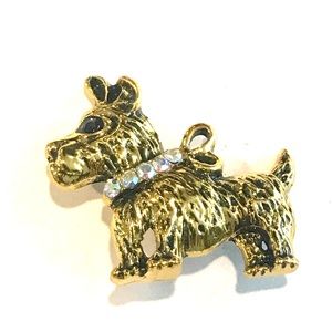 Snap button 20mm Gingersnaps Scottie dog ASN20